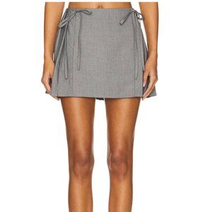 Superdown x Revolve Paloma Gray Pleated Academia Mini Skirts NWT Size XS